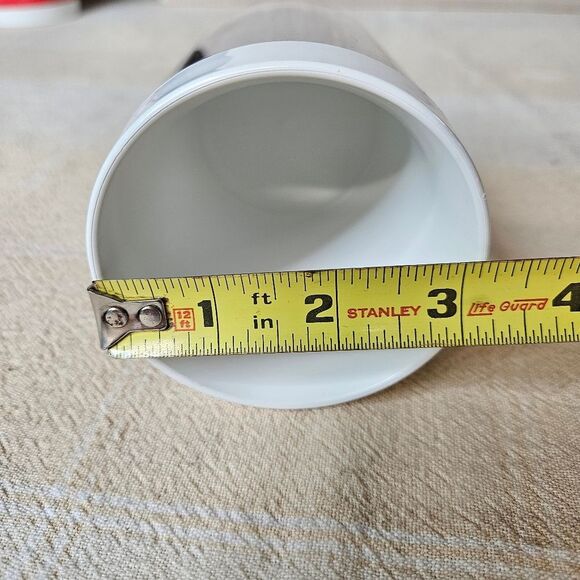 Thermo-Serv 70's Vintage Nautical Red White Blue Insulated Coffee Mugs Set of 3 - Picture 7 of 7